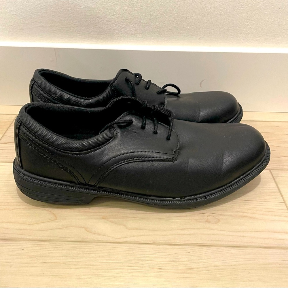 Tredsafe Black Lace Up Work Shoes